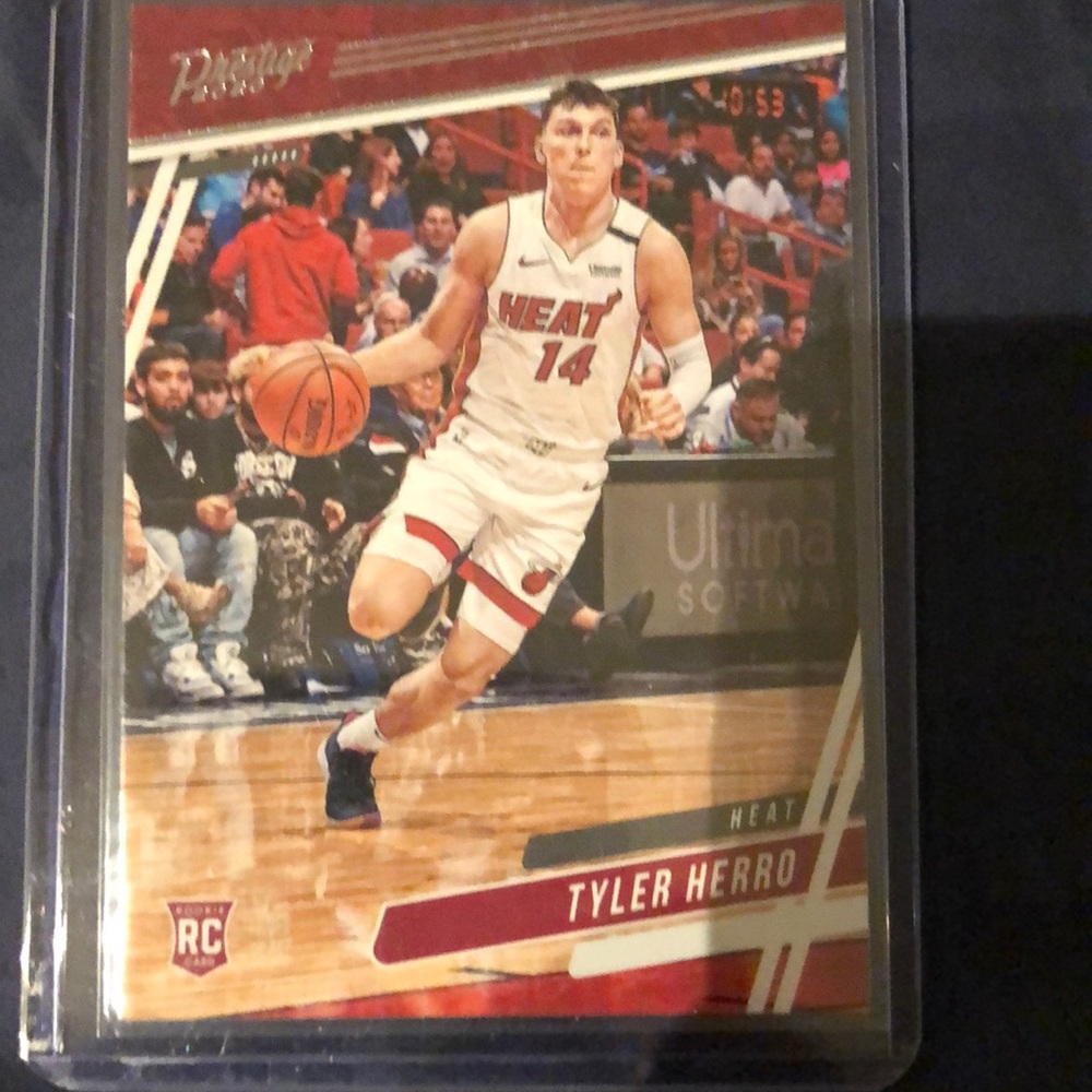 Tyler Herro rookie basketball card